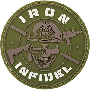 image:imageTactical Patch  One Size Fits All PVC Morale Patch  Heavy Duty USA American Patriotic Patches for Military Police Army Caps Jackets Pants amp Gear One Size Fits AllLogo Round  Green