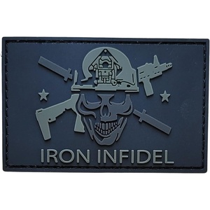 image:imageTactical Patch  One Size Fits All PVC Morale Patch  Heavy Duty USA American Patriotic Patches for Military Police Army Caps Jackets Pants amp Gear One Size Fits AllLogo  Black